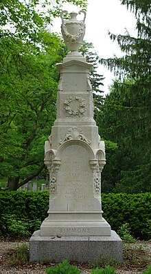 Grave of John Simmons Grave Simmons.jpg