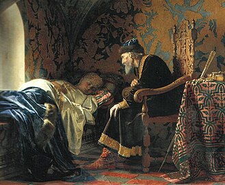 Iwan der Schreckliche bewundert Vasilisa Melentjewna, 1876