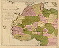 En 1707, aquela mapa francesa mòstra Nigèr que s'escampa encara dins Senegal, son dèlta interior es identificat clar. Lo Rio Formosa s'escampa dins lo golf de Benin.
