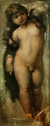 Gustave Moreau, Putto d'après Raphaël (1858), Paris, musée Gustave-Moreau.