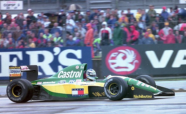 Häkkinen at the 1992 British Grand Prix