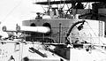 Az HMS Hood brit pre-dreadnought csatahajó első 343 mm ágyús lövegtornya.
