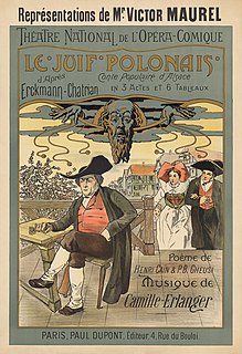 <i>Le Juif polonais</i> 1900 opera in three acts by Camille Erlanger