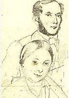 Hercule und Carolina Krug Florence (1865)