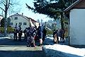 Čeština: Masopustní masky ve vsi Houžná severozápadně od obce Lenora v okrese Prachatice, jejíž jsou součástí. English: Mardi Gras celebrations in the village of Houžná, part of the municipality of Lenora, Prachatice District, South Bohemian Region, Czech Republic.