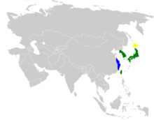 Hypsipetes amaurotis distribution map.png