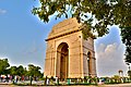 ประตูอินเดีย ณ นิวเดลี สร้างเพื่อรำลึกถึงทหารอินเดียของกองทัพบริติชอินเดียที่เสียชีวิตในสงครามโลกครั้งที่หนึ่ง