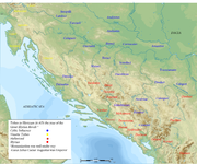 Plemena v Iliriku in njegovi okolici po rimskem zatrtju velike ilirske vstaje leta 6-9 po n. št.