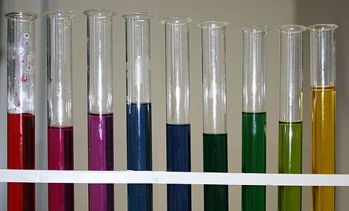Anthocyanins range in color from red to purple to green, blue and yellow, depending upon the level of their pH.