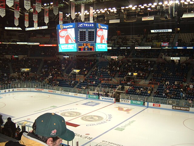 Interior of the Colisée seen from the centre