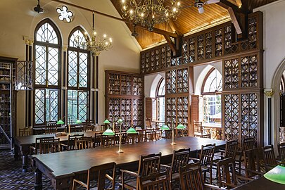 Interior of David Sassoon Library in May 2023