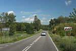 English: Road in Inulec. Polski: Droga we wsi Inulec.