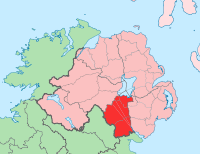 Island of Ireland location map Armagh.svg