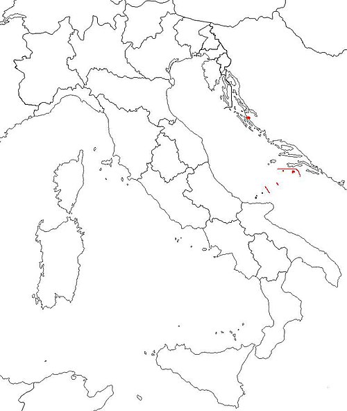 The province of Zara in 1936