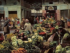 Marché aux légumes, 1988