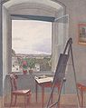 Вид из окна мастерской художника близ Дорнаха в Вене (1836)