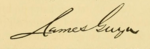 Signature de James Gwyn
