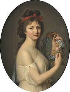 Portrait présumé d'Anne Angélique Germiot, 1792