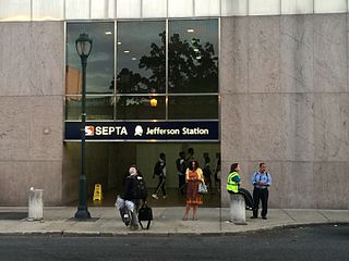 Jefferson Station (SEPTA) underground SEPTA Regional Rail station in Philadelphia, Pennsylvania