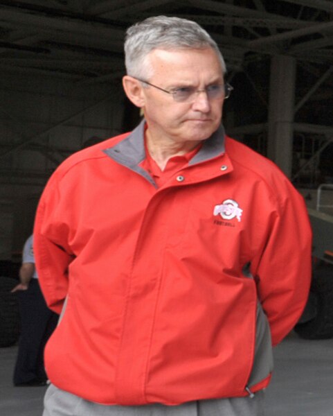 Tressel in 2009 while with Ohio State