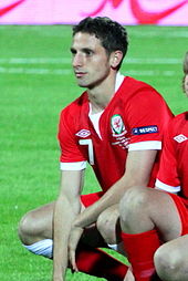 Allen with Wales in 2011 Joe Allen Wales.jpg