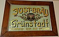 Jost-Bräu Reklameschild, um 1910