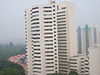 Housing estate in Jurong East being shrouded in haze, photographed October 15, 2006