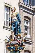 Justitia, Gerechtigkeitsbrunnen in Bern.jpg