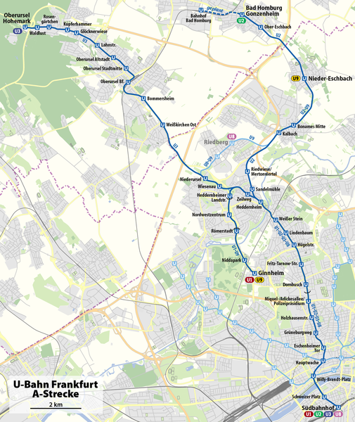 File:Karte U-Bahn Frankfurt A-Strecke.png