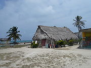 Guna house in Guna Yala, 2007 Kuna yala.jpg