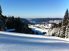 Gérardmer, piste de la Mauselaine.