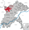 Location of the city of Laichingen in the Alb-Donau district