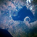 Λίμνη Μανάγουα από το διάστημα