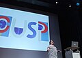 Laurie Rosenwald presenting at the Cusp Conference, Chicago IL September 2011.jpg