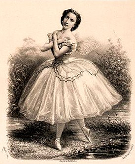 Emma Livry som Farfalla, 1861