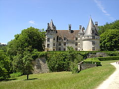 L'entrée du château.