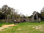 The Temple of Augustus (Leptis Magna) Leptis Magna ruins, Virginia Water (1) (geograph 3935706).jpg
