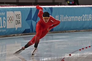 Lillehammer 2016 - Speed skating Men's 500m race 2 - Allan Dahl Johansson.jpg