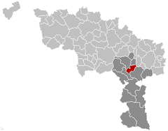 Lobbes Hainaut Belgiya Map.png