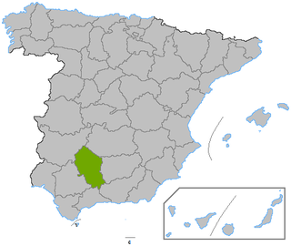 Poziția regiunii Córdoba