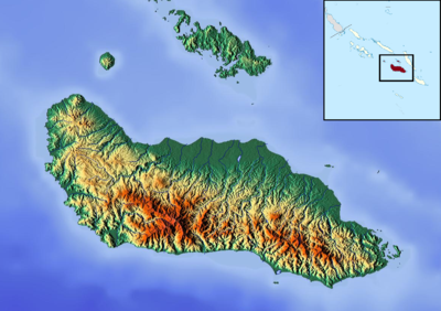 Location map Solomon Islands Guadalcanal