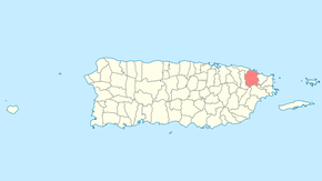 Муніципалітет Ріо-Гранде на карті Пуерто-Рико