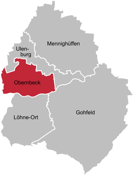 Loehne Ortsteile Obernbeck