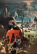Moses and the Daughters of Jethro - Nicolas Bertin as art print or hand  painted oil.