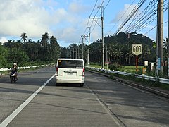 Lucban-Tayabas Road, Route 603 sign, Kamay ni Hesus