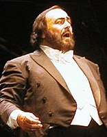 Luciano Pavarotti en el Stade Vélodrome