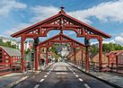 Lykkens Portal, Gamble Bybro, Trondheim, Batı görünümü 20150605 1.jpg