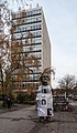 * Nomination: Sculpture “Paul Wulf”, Münster, North Rhine-Westphalia, Germany; in the background: Skyscraper Vereinigte Lebensversicherungsanstalt/IDUNA building --XRay 04:32, 10 November 2015 (UTC) * * Review needed
