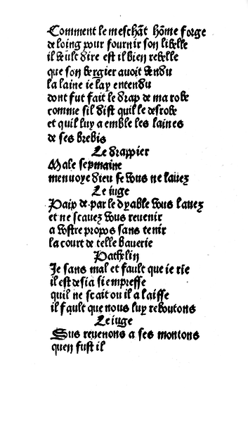 File:Maistre Pierre Pathelin, reproduction en facsimilé de 1485, Le Roy, 1907, page 076 n&b.png
