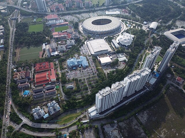 Malaysia's National Stadium in Bukit Jalil, Kuala Lumpur